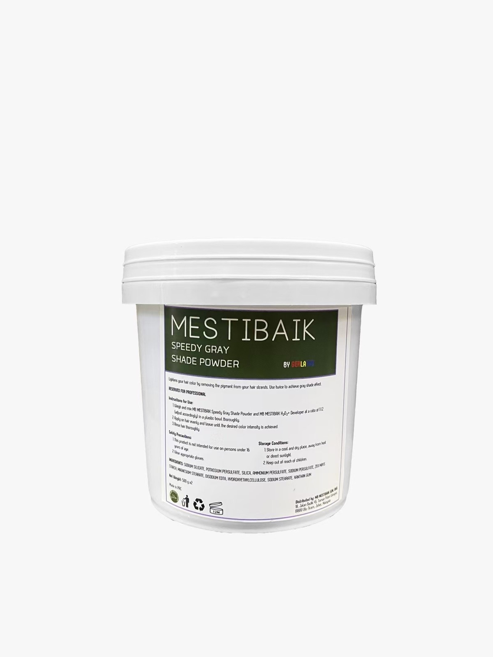 Mestibaik Speedy Gray Shade Powder