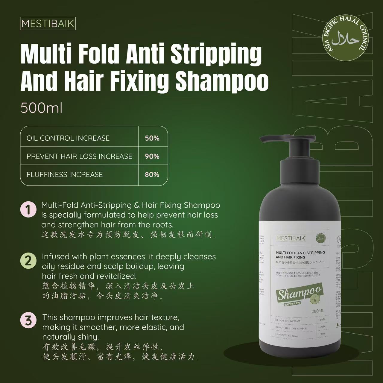 Mestibaik Hair Loss shampoo
